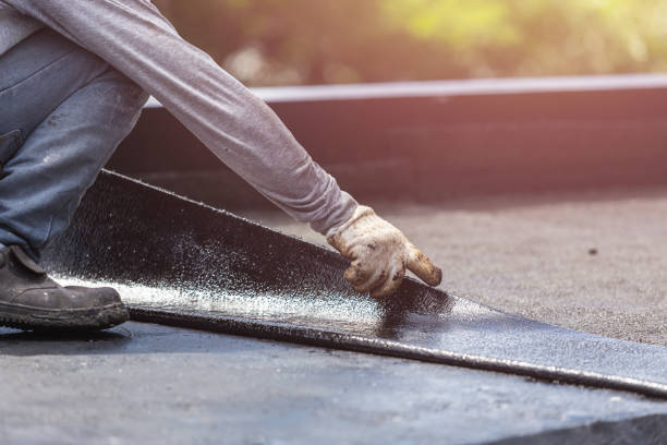 Professional Waterproofing technician working in Hastings, MI